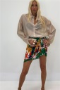 camicia semi trasparente rainbow